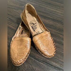 Genuine leather, traditional Mexican sandals.